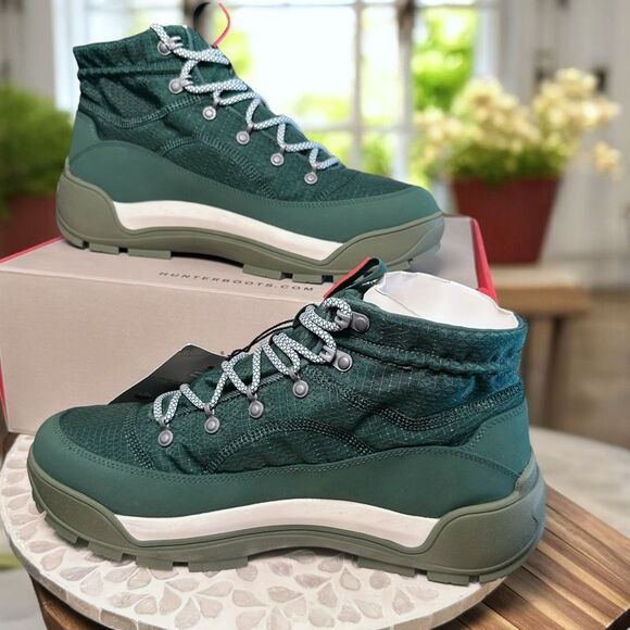 Hunter Travel Explorer Boot Thicket Green Waterproof Hiking Outdoor Men’s 11 EU - Picture 8 of 15
